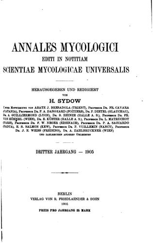 Annales Mycologici
