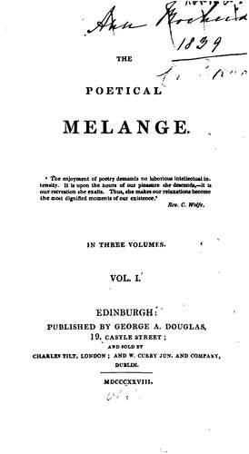 The Poetical Melange