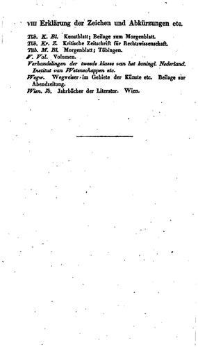 Repertorium der classischen Alterthumswissenschaft, herausg. von C.F. Weber