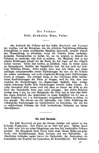 Die Vulkane Pelé, Krakatau, Etna, Vesuv....