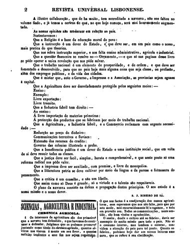 Revista universal Lisbonense / por UMA Sociedade Estudiosa