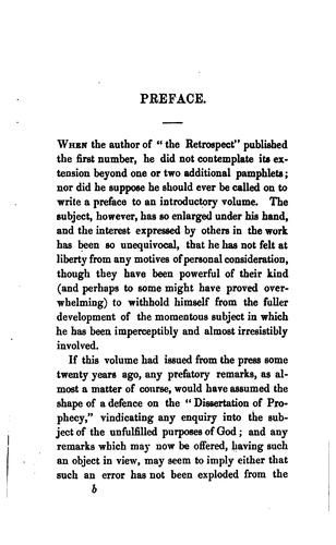 The retrospect, an enquiry into the fulfilment of prophecy during the last 20 years