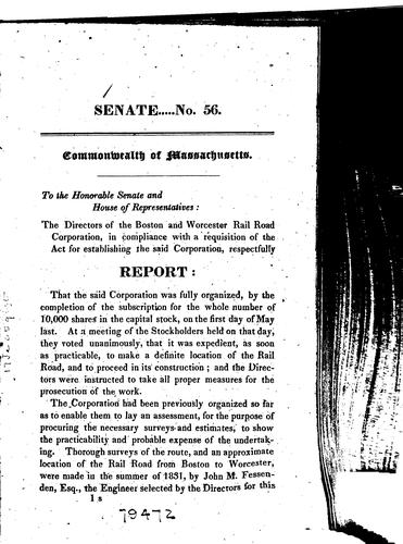 Annual Reports of the Railroad Corporations in the State of Massachusetts