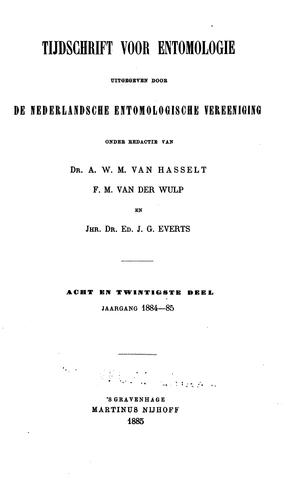 Tijdschrift voor entomologie
