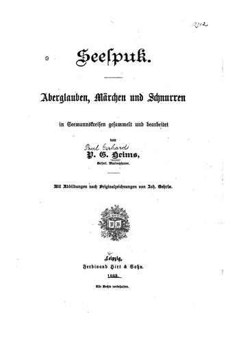 Seespuk: Aberglauben, Märchen, und Schnurren in Seemannskreisen