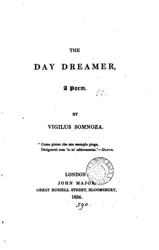 The day dreamer, a poem