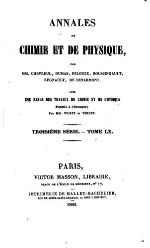 Annales de chimie et de physique