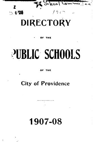 Directory of the Public Schools ...