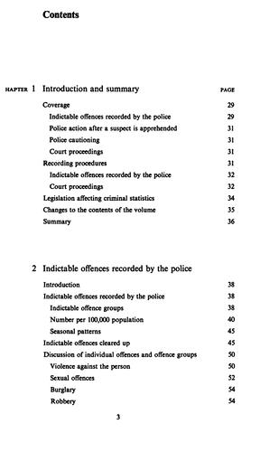 Criminal Statistics, England and Wales