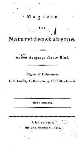 Magazin for naturvidenskaberne