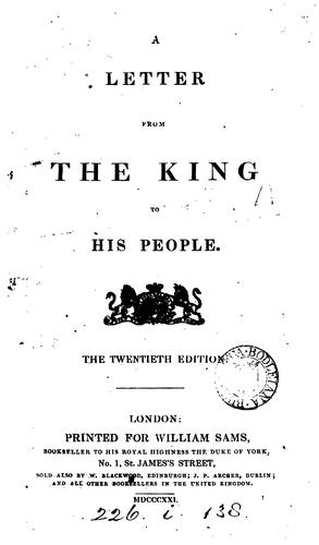 A letter from the king. [Spurious. Followed by] The Brunswick. [Another]