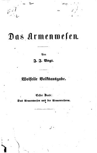 Das Armenwesen: Und seine Bedeutung für die Entwiklung der öffentlichen ...