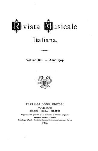 Rivista musicale italiana