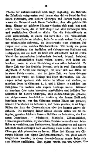 Die Zahnarztneikunde der alten und neuen Zeit, ihr Verhältniss zur Medizin ...