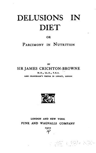 Delusions in diet