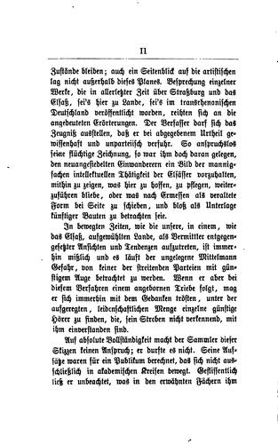 Moderne Culturzustände im Elsasz