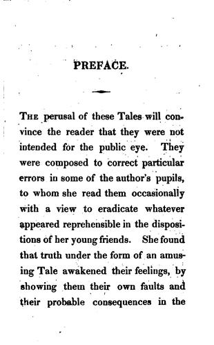 Tales for my pupils; or, An attempt to correct juvenile errors