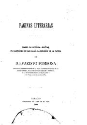 Páginas literarias: Isabel la católica, Bolívar, fr. Bartolomé de las Casas ...