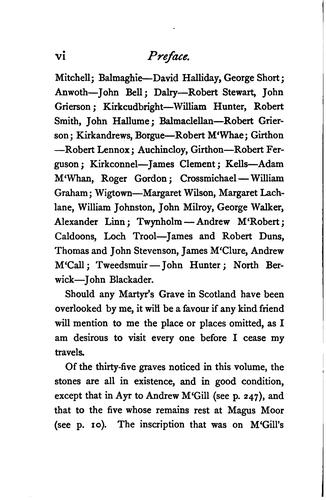 The martyr graves of Scotland: travels of a country minister