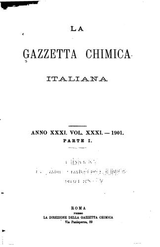 La Gazzetta chimica italiana