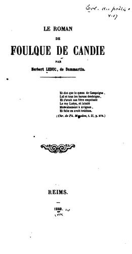 Collection des poètes de Champagne antérieurs au XVIe siècle