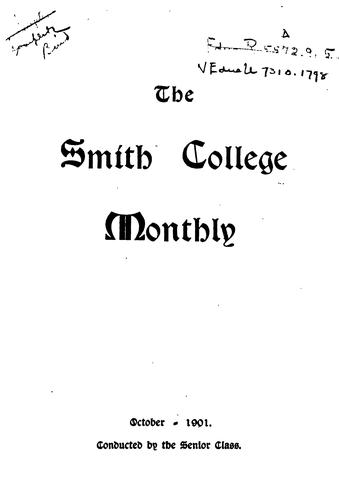 The Smith College Monthly
