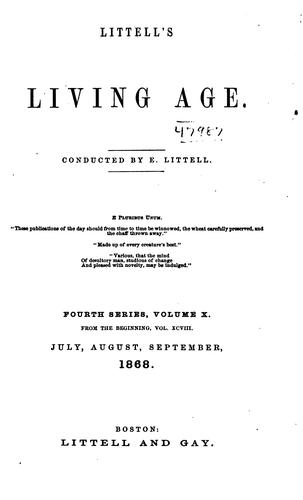 The Living Age ...