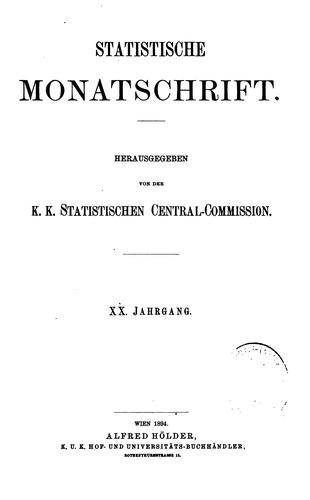 Statistische Monatschrift