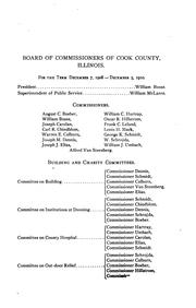 Charity Service Reports, Cook County, Illinois