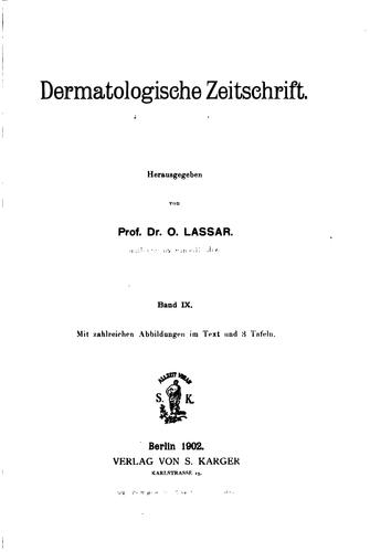 Dermatologische Zeitschrift