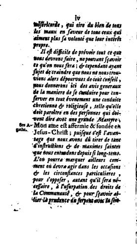 Reflexions de la R. mère Angelique de S. Jean Arnaud, abbesse de P.R. des Champs.: Pour préparer ...