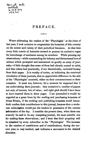 The Phytologist: A Popular Botanical Miscellany