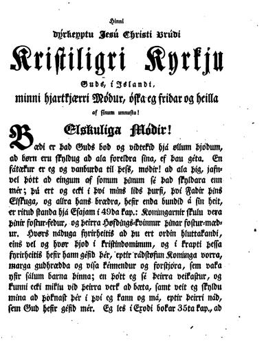 Húss-postilla innihaldandi predikanir yfir øll hátída og sunnudaga Gudspjøll áriðo um kring
