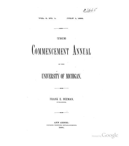 The Commencement Annual