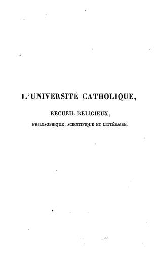 Recueil Religieux,philosophique,Scientifique et Litteraire.TOME QUATRIEME.