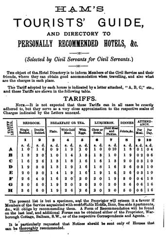 Ham's tourists' guide, Great Britain and Ireland. Preliminary ed