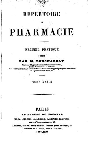 Répertoire de pharmacie