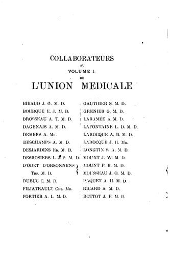 Union médicale du Canada