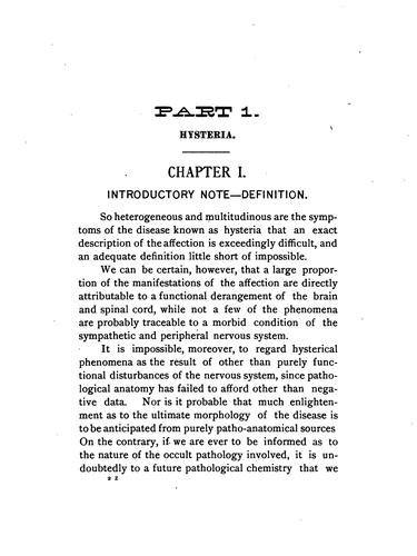 A Treatise on hysteria and epilepsy