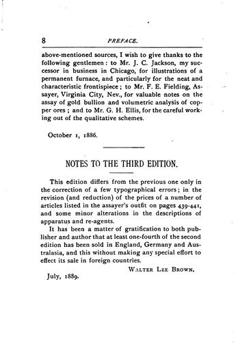 Manual of Assaying Gold, Silver, Copper, and Lead Ores