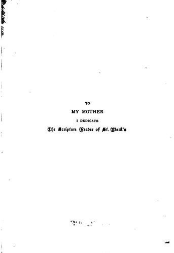 The Scripture Reader of St. Mark's