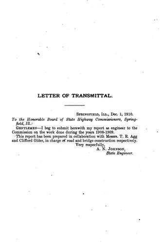 Report of the Illinois Highway Commission for the Years ...