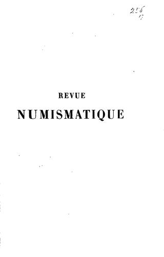 Revue numismatique