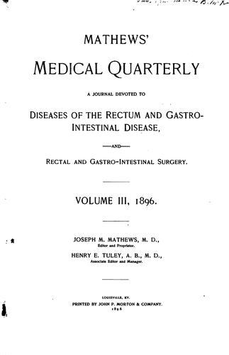 Mathews' Medical Quarterly
