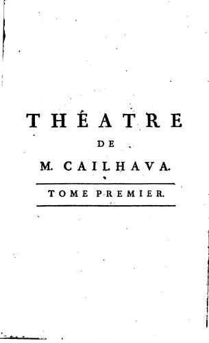 Théatre de M. Cailhava