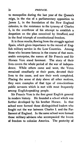 "The Fighting Veres.": Lives of Sir Francis Vere, General of the Queen's Forces in the Low ...
