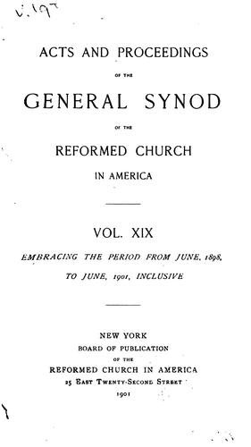 Acts and Proceedings in Regular Session