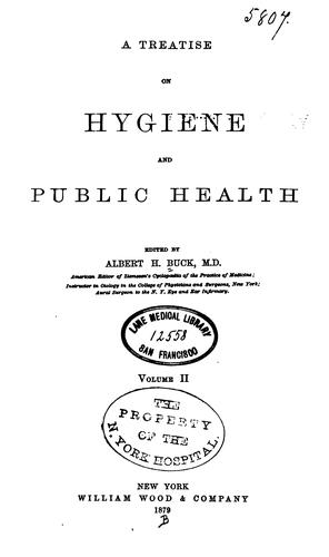 A Treatise on hygiene and public health v. 2