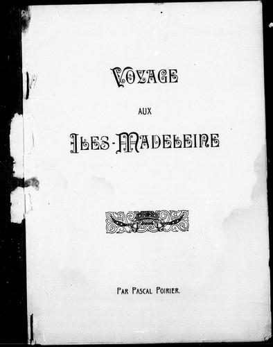 Voyage aux Iles-Madeleine
