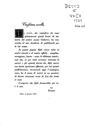 Un ufficiale friulano alla difesa di Venezia contro gli austriaci negli anni 1848-49: memorie